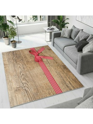 Colorix Carpet Dijital Baskı Dekoratif Kaymaz Taban Yıkanabilir Halı