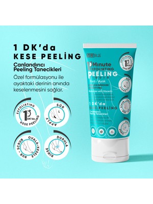 Mara 1 Minute Pouch Peeling Foot Hızlı Peeling Etkisi 150 ml Yumuşak Ayaklar İçin