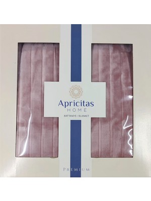 Apricitas Home Premium Battaniye Çift Kişilik 200X220 Blush Açık Pembe