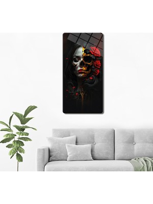 Decorita Cam Tablo | Modern Art Serisi | Dark Woman | 40CM x 80CM