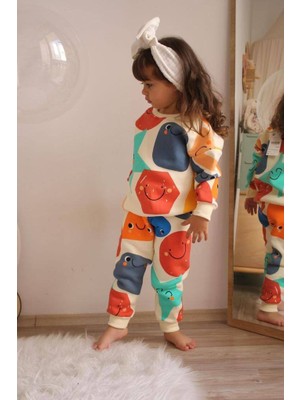 Lolipop Kids Store Geometrik Desenli Unisex Eşofman Takımı