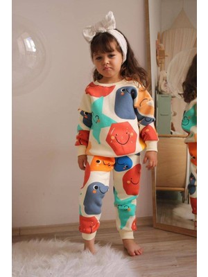 Lolipop Kids Store Geometrik Desenli Unisex Eşofman Takımı