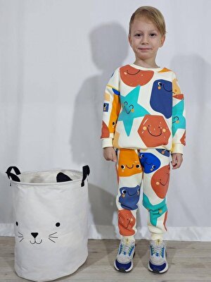 Lolipop Kids Store Geometrik Desenli Unisex Eşofman Takımı