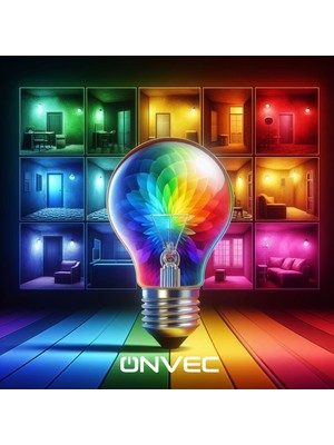 Onvec  Wifi+Bluetooth Destekli 9W Rgb Akıllı Ampul Tuya