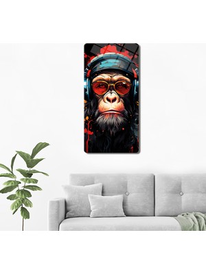 Decorita Cam Tablo | Modern Art Serisi | Monkey Art | 40CM x 80CM