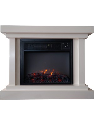 Electrokonfor HBM2000AY Heatbox Elektrikli Fanlı Şömine 2000 Watt (110X34X87) Bluetooth Ses Efektli