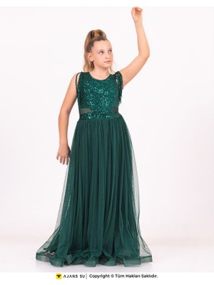 Ramon & Artos Abiye ve Mezuniyet Bel Detaylı Kız Elbise