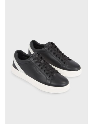 Calvin Klein Logolu Deri Sneaker Ayakkabı HM0HM012920GM Erkek Ayakkabı HM0HM01292 0gm