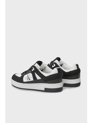 Calvin Klein Logolu Deri Sneaker Ayakkabı YW0YW013010GM Bayan Ayakkabı YW0YW01301 0gm