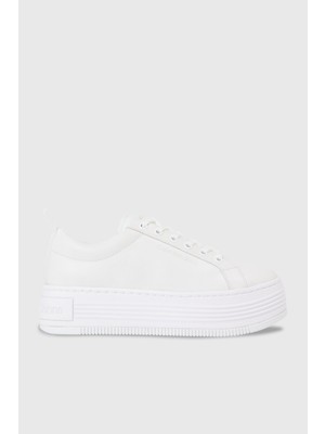 Calvin Klein Bold Flat Low Laceup Lth In Kadın Sneaker Ayakkabı