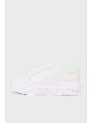 Calvin Klein Bold Flat Low Laceup Lth In Kadın Sneaker Ayakkabı