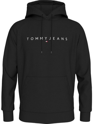 Tommy Hilfiger Tjm Reg Lınear Logo Hoodie Ext Erkek Sweatshirt