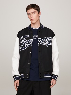 Tommy Hilfiger Tjm Letterman Jacket Erkek Mont