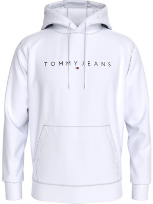 Tommy Hilfiger Tjm Reg Lınear Logo Hoodie Ext Erkek Sweatshirt