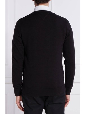 Tommy Hilfiger Classıc Cotton V Neck Erkek Kazak