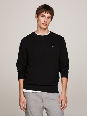 Tommy Hilfiger Chain Ridge Structure Neck Erkek Kazak