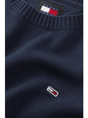 Tommy Hilfiger Tjm Slım Essntls C-Neck Sweater Erkek Kazak