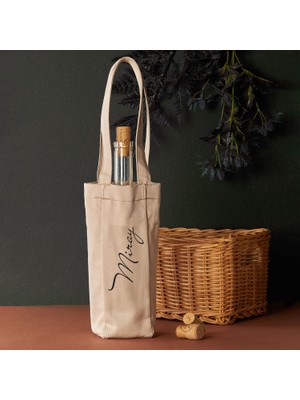 Hediye Sepeti Hediyesepeti Kişiye Özel Isim Yazılı Şarap Taşıma Çantası