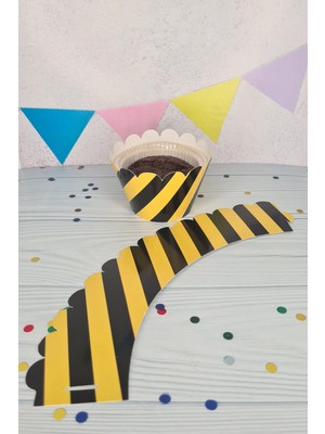 Pekshop Inşaat Konsepti Cupcake Sargısı 10'lu