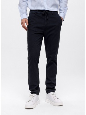 Back And Bond Slim Fit Lacivert Erkek Pantolon B33W30007