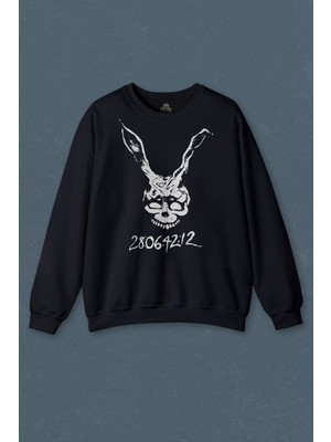So Cool Donnie Darko Beyaz Tavşan Film Movie Dark Baskılı Unisex Sweat