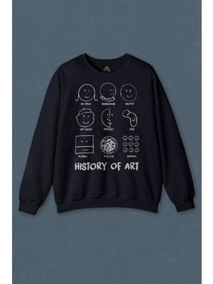 So Cool History Of Art Monet Dali Da Vinci Baskılı Unisex Sweat