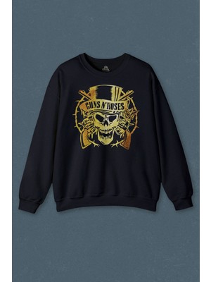So Cool Guns N Roses And Rock Music Baskılı Unisex Sweat