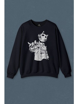 So Cool Jester J Smile Venom Gothic Maske Mask Sokak Baskılı Unisex Sweat