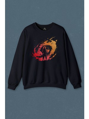 So Cool Uzayda Naruto Galaksi Spiral Seyrederken Cosmos Baskılı Unisex Sweat