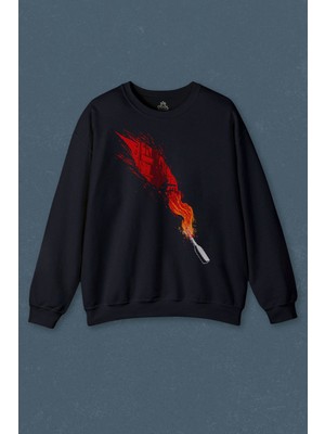 So Cool Molotof Rebel Molotov Asi Baskılı Unisex Sweat