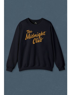 So Cool The Midnight Club Logo Dizi Baskılı Unisex Sweat