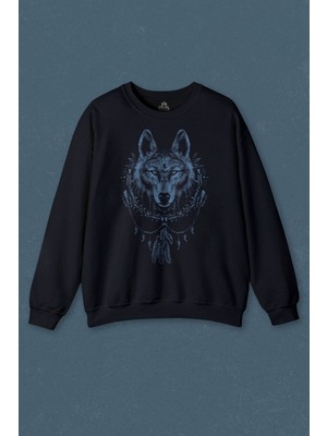 So Cool Bozkurt Kurt Kafası Wolf Baskılı Unisex Sweat
