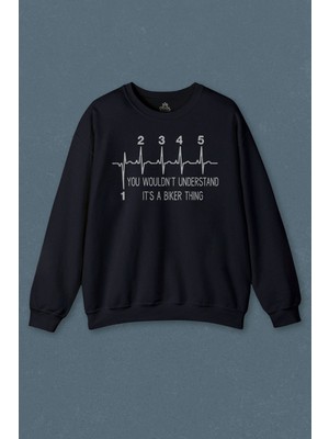 So Cool It'S It Is A Biker Thing Motorcycle Motosiklet Baskılı Unisex Sweat