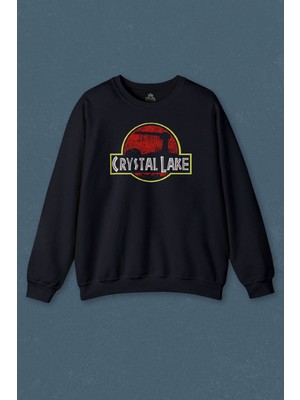 So Cool Crystal Lake Korku Filmi Jason Movie Film Halloween Baskılı Unisex Sweat