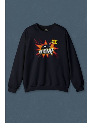 So Cool Boom Bomba Eğlenceli Funny  El Bombası Baskılı Unisex Sweat