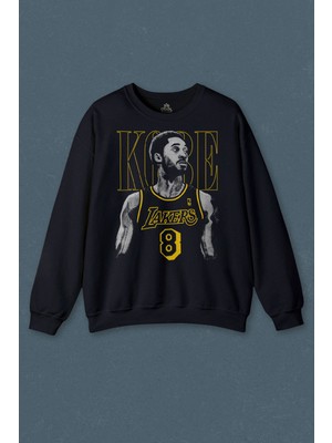 So Cool Kobe Bryant Los Angeles Lakers No 8 Basketball Baskılı Unisex Sweat