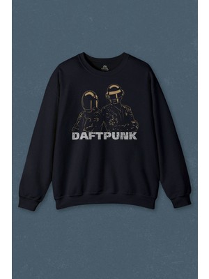 So Cool Daft Punk Müzik Get Lucky Music Baskılı Unisex Sweat