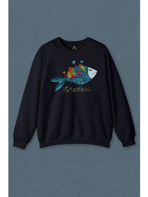 So Cool Istanbul Galata Konstantinopolis Osmanlı Baskılı Unisex Sweat
