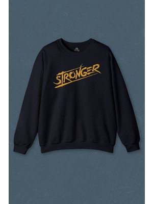 So Cool Stronger Daha Güçlü Sporcu Gym Fitness Spor Baskılı Unisex Sweat