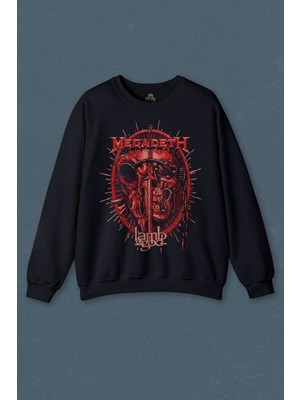 So Cool Megadeth Lamb Of God Baskılı Unisex Sweat