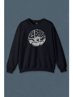 So Cool Baby Yoda Star Wars Mandalorian Jedi Baskılı Unisex Sweat