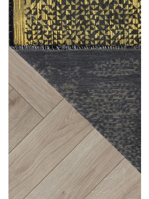 Kilimista Arte 2608 Modern Dekoratif Dokuma Yıkanılabilir Salon Halısı Mutfak Halısı Kilim Yolluk