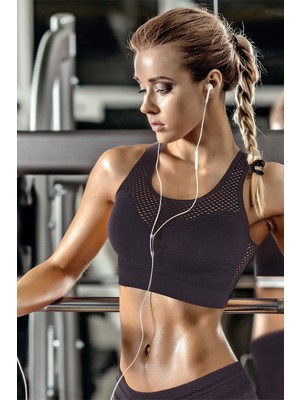 Miorre Miofit Fishnet Destekli Seamless Spor Sütyeni