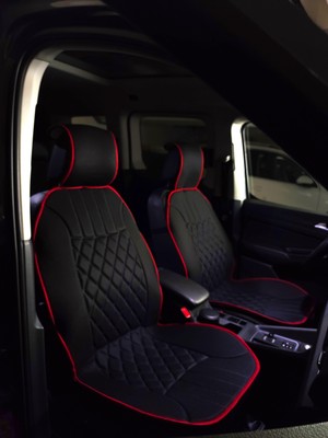 Space Oto Koltuk Minderi, Tüm Araçlara Uyumlu 2'li Set Özel Tasarım Minder Premium