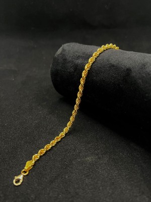 Kuyumcu Nurettin 6 Gram Halat Bileklik 22 Ayar Altın