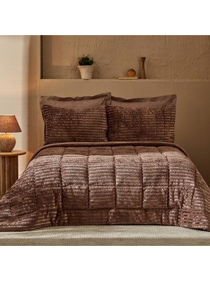 Karaca Home Monroe Çift Kişilik Pure Style Comfort Set Vizon