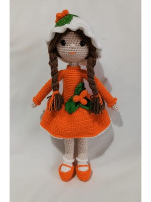 Sepetin Burada Turucu Kikona Çiçeği Bebek Amigurumi Organik Oyuncak