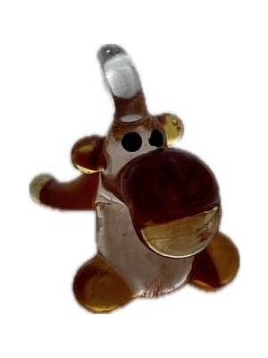 El Yapımı Mini Murano Cam Maymun Biblo A165-06
