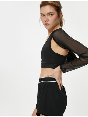 Koton Tül Bolero Uzun Kollu