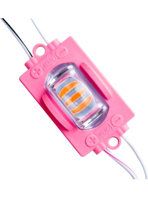 Go İthalat Pembe Modül LED 48*30 2835 24 Volt 1.4 Watt (2818)